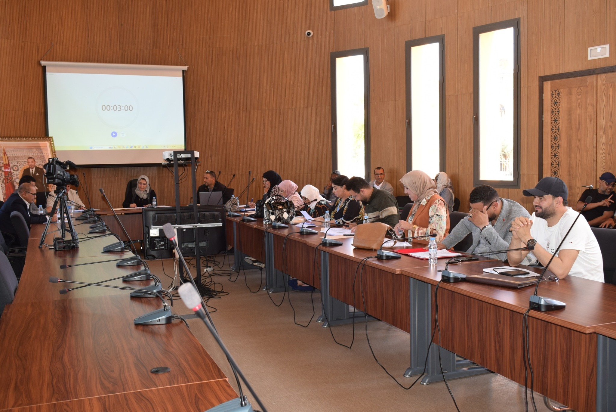 أشغال الجلسة الأولى من الدورة العادية للمجلس الجماعي لشهر ماي 2025